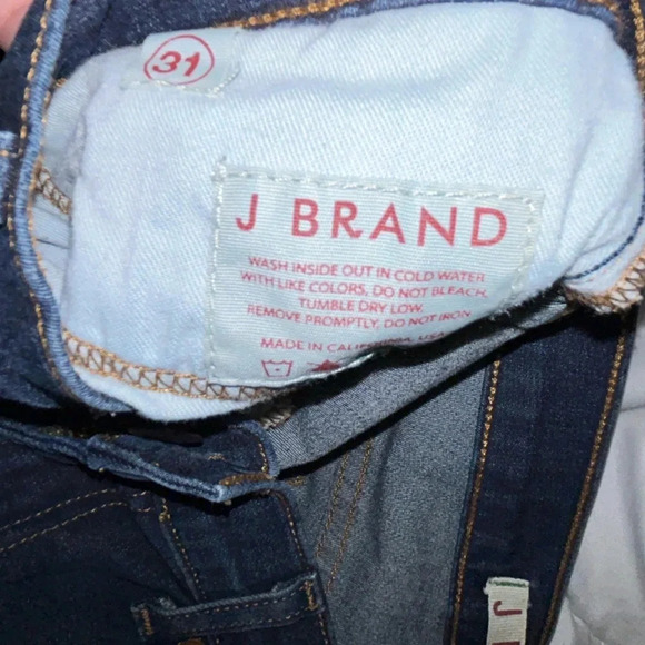 J BRAND slim boot classic denim blue jeans - Picture 4 of 10
